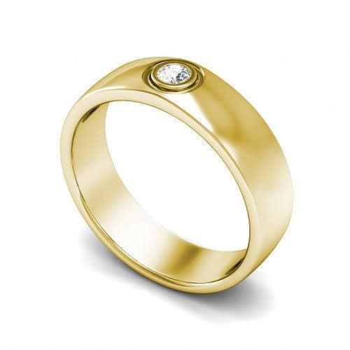 0.30 CT Round Cut Diamonds - Wedding Band