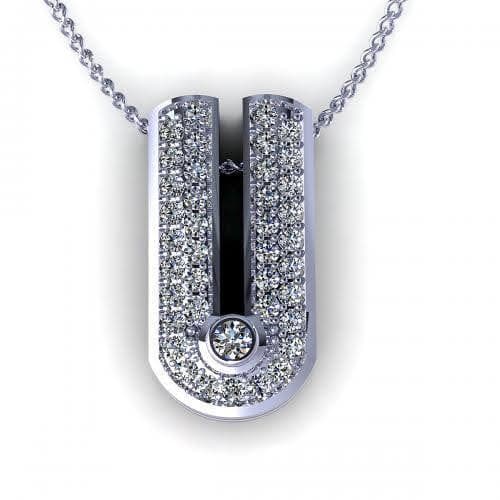 0.23 CT Round Cut Diamonds - Diamond Pendant