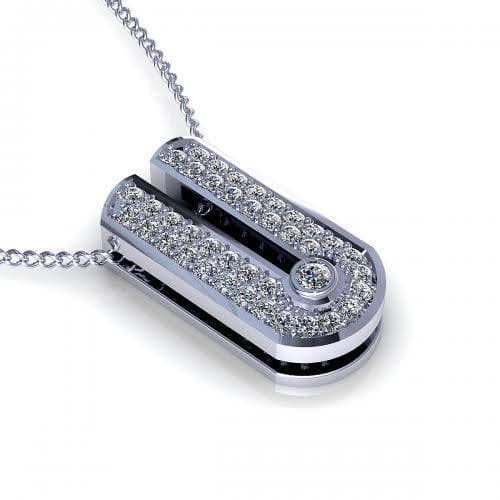 0.23 CT Round Cut Diamonds - Diamond Pendant