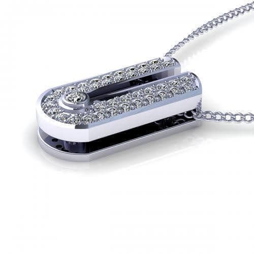 0.23 CT Round Cut Diamonds - Diamond Pendant