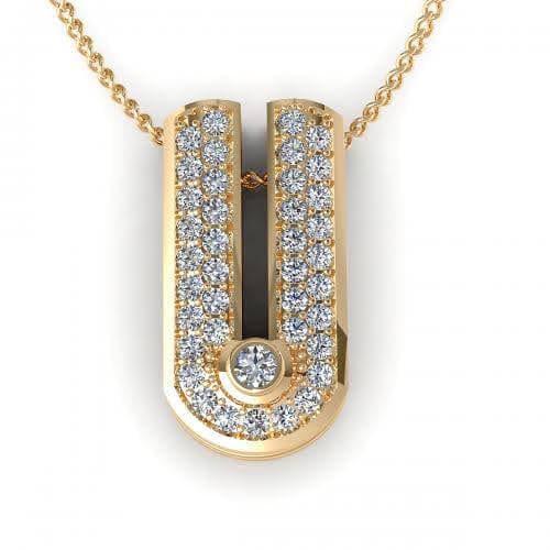 0.23 CT Round Cut Diamonds - Diamond Pendant