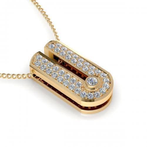 0.23 CT Round Cut Diamonds - Diamond Pendant