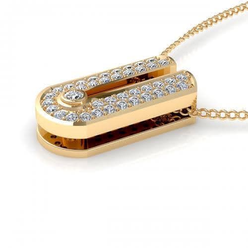 0.23 CT Round Cut Diamonds - Diamond Pendant