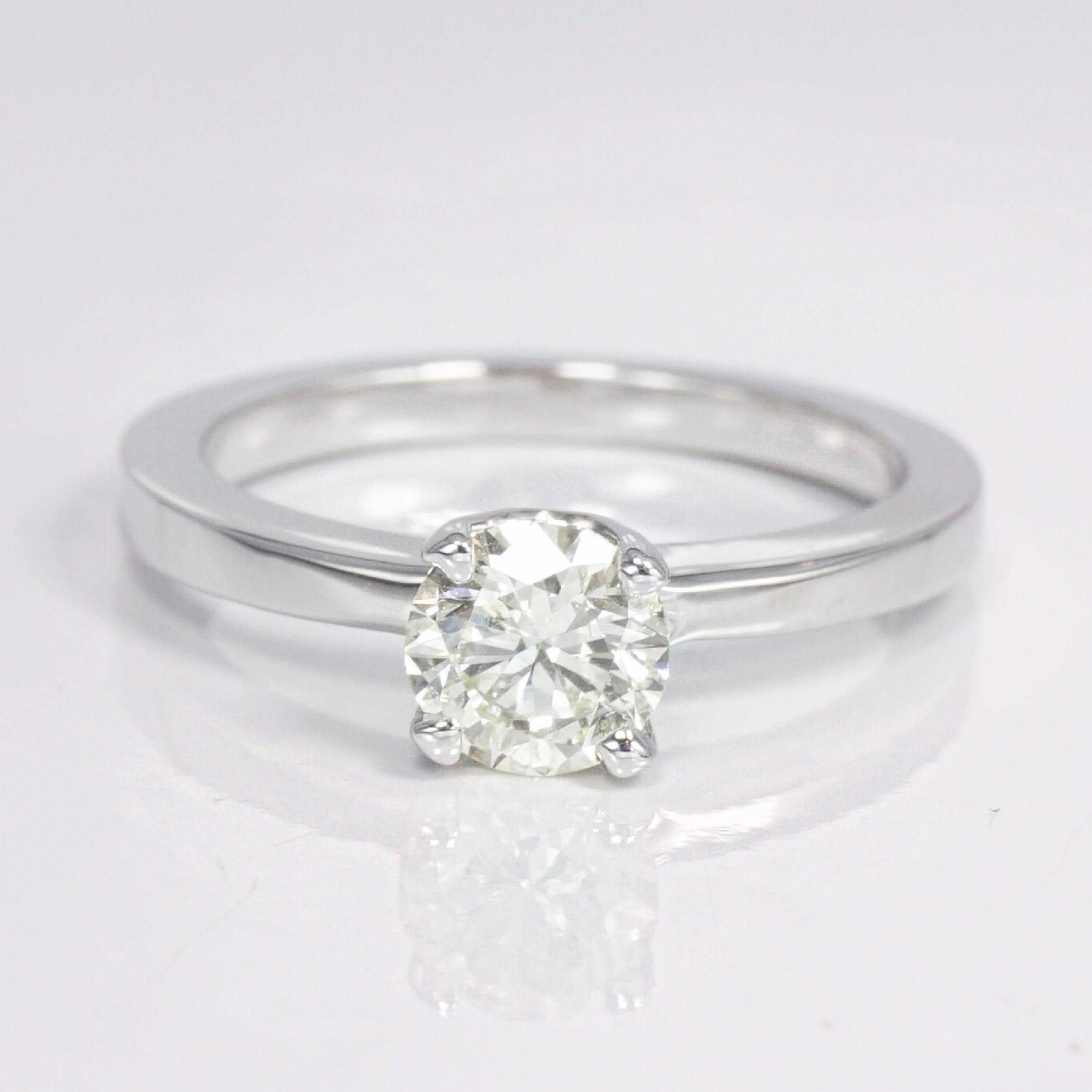 0.35-1.50 CT Round Cut Natural Diamonds - Solitaire Rings