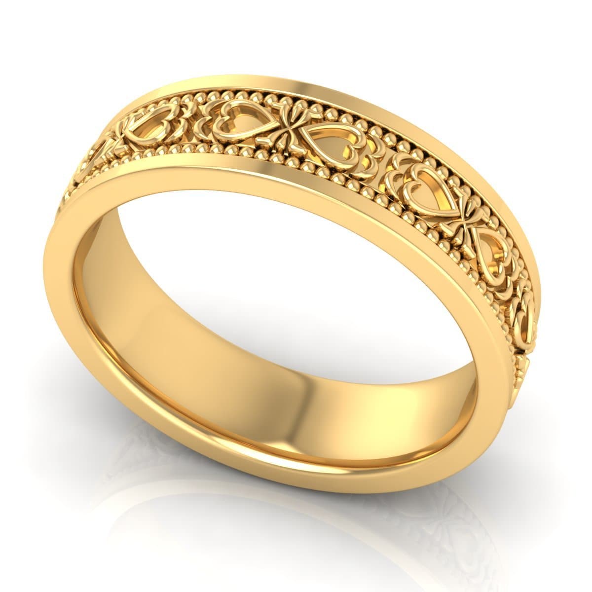 8.0 mm Plain Wedding Band in 14KT, 18KT & Platinum - Primestyle.com