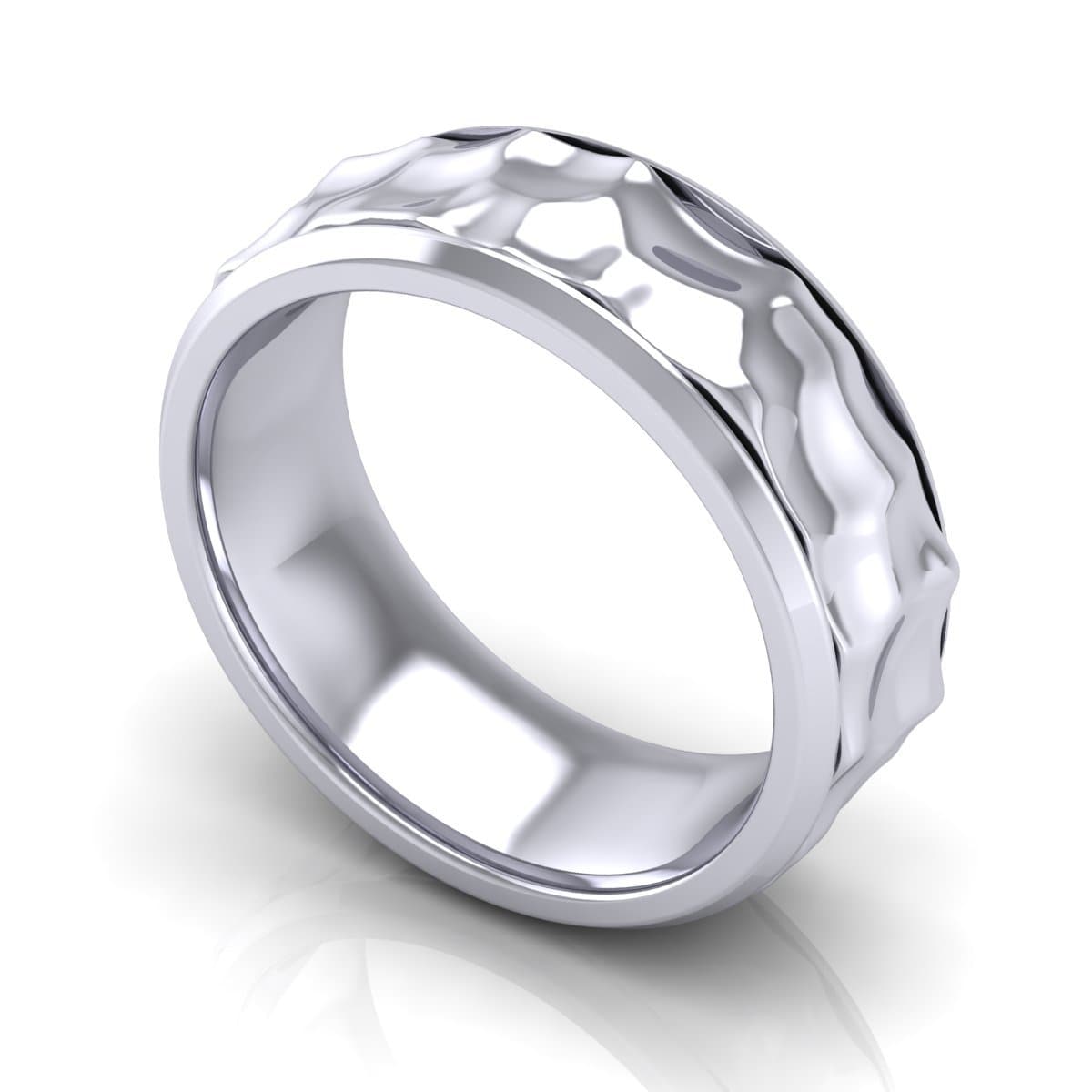 8.0 mm Plain Wedding Band in 14KT, 18KT & Platinum - Primestyle.com