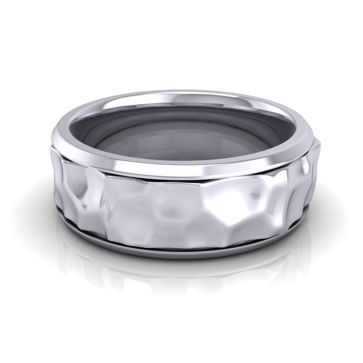 8.0 mm Plain Wedding Band in 14KT, 18KT & Platinum - Primestyle.com