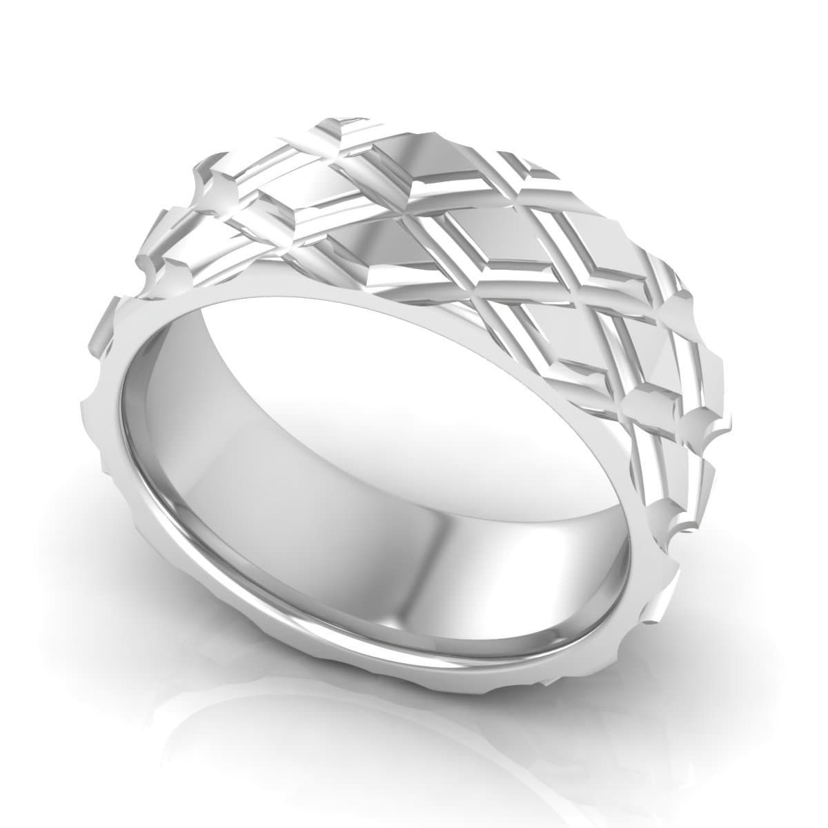 8.0 mm Plain Wedding Band in 14KT, 18KT & Platinum - Primestyle.com