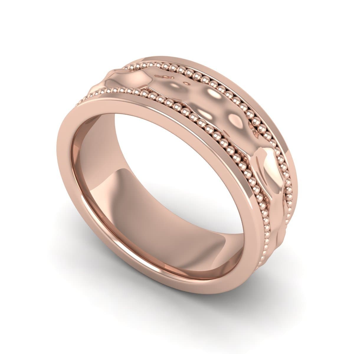 8.0 mm Plain Wedding Band in 14KT, 18KT & Platinum - Primestyle.com