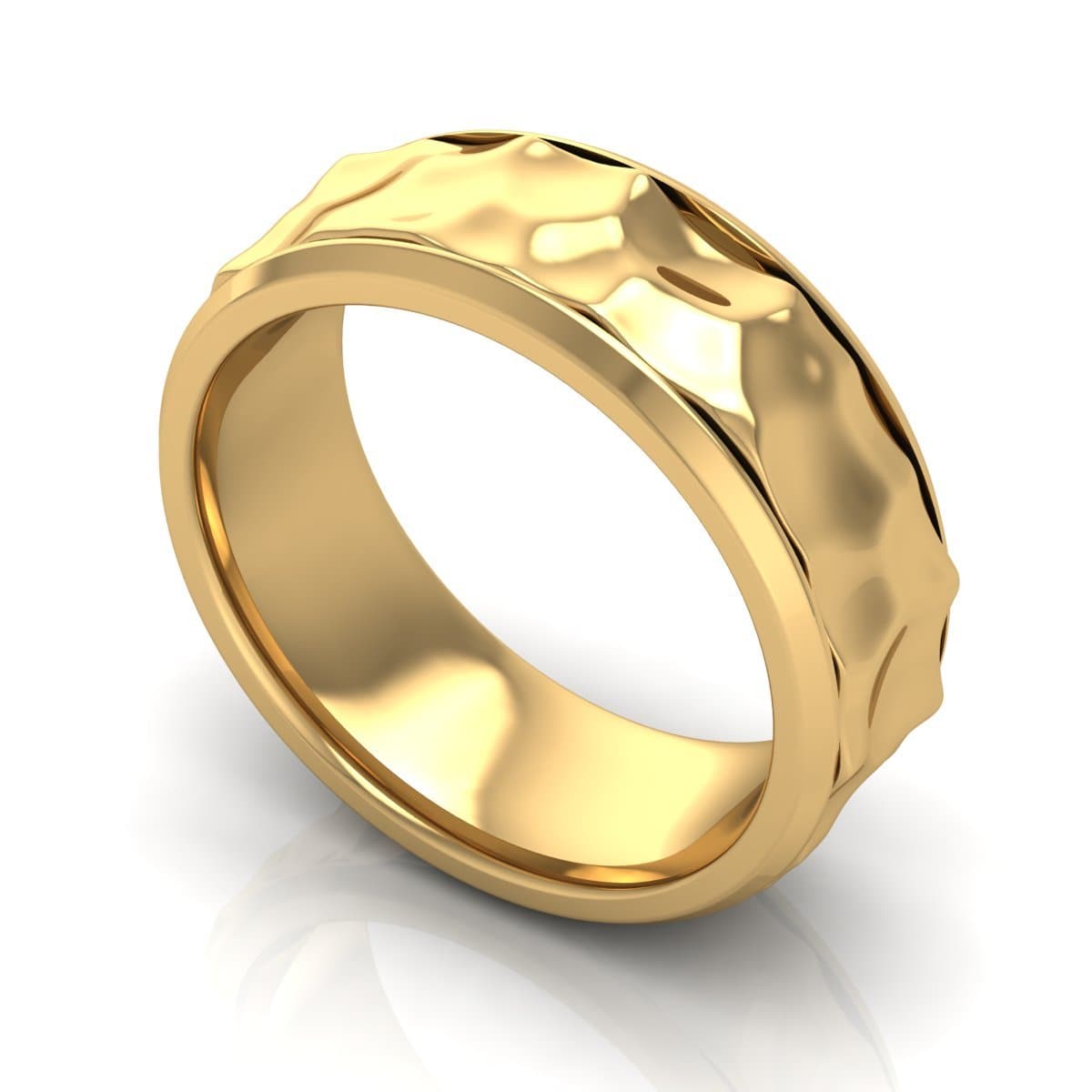 8.0 mm Plain Wedding Band in 14KT, 18KT & Platinum