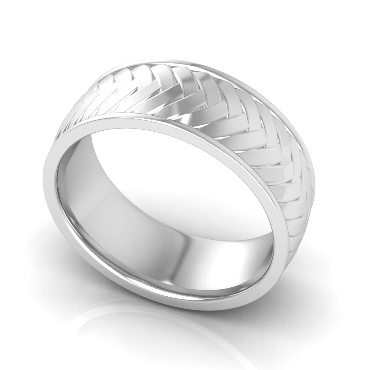 8.0 mm Plain Wedding Band in 14KT, 18KT & Platinum