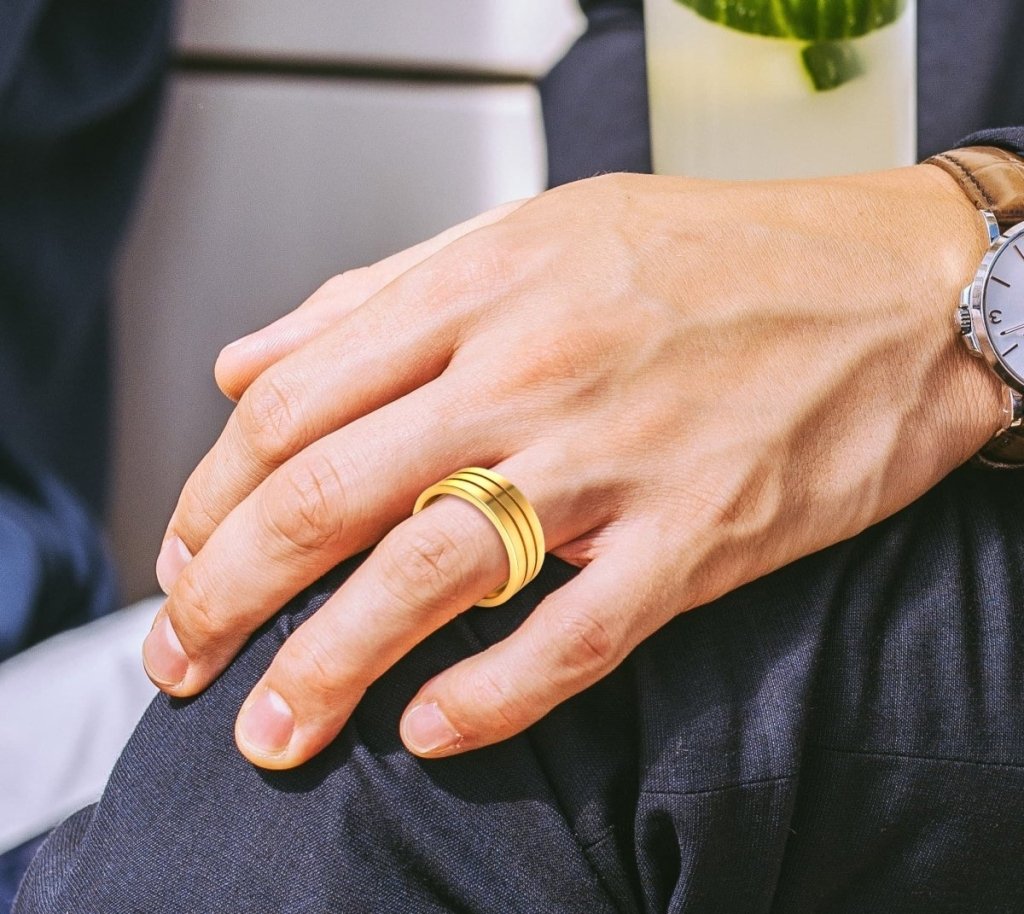 8.0 mm Plain Wedding Band in 14KT, 18KT & Platinum - Primestyle.com
