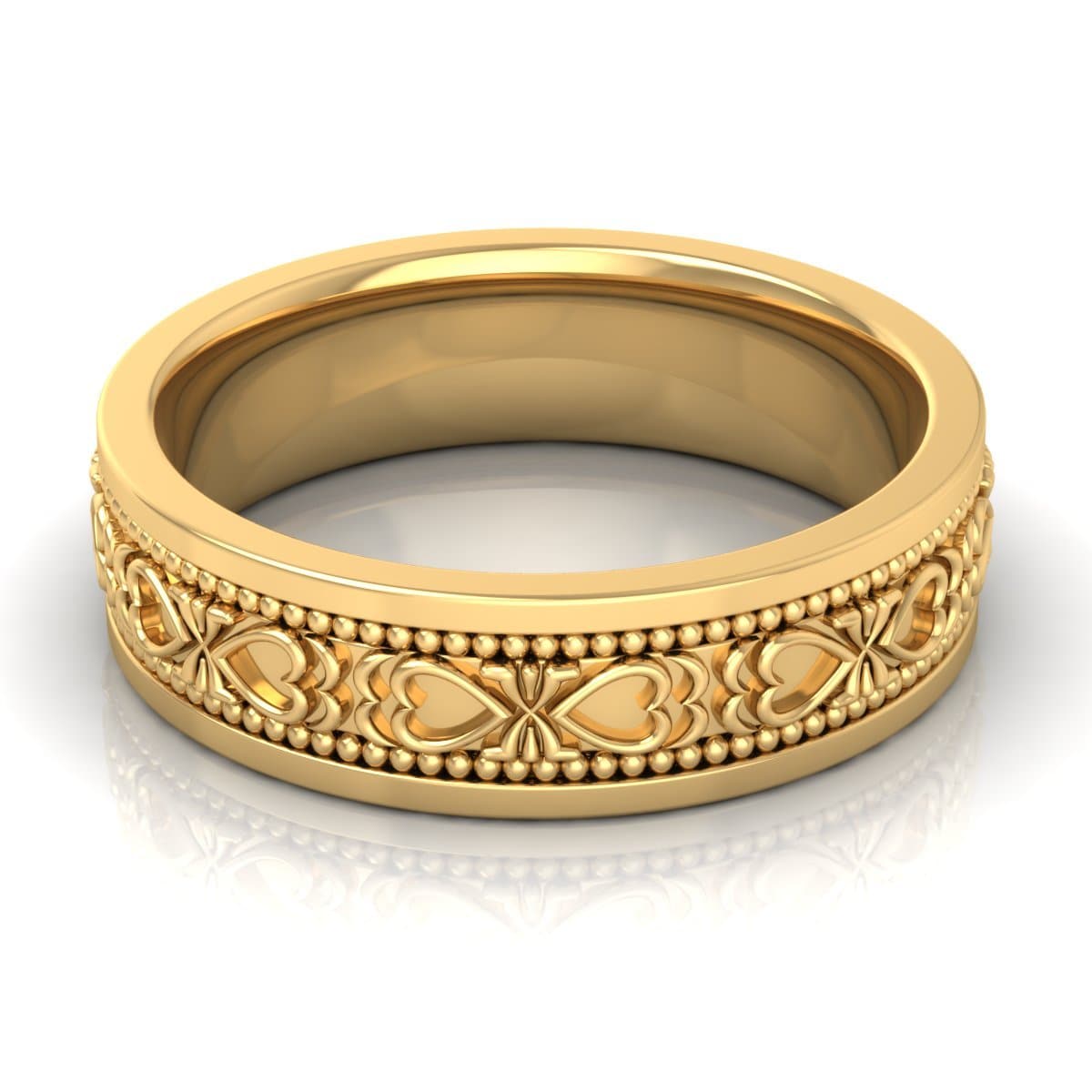 8.0 mm Plain Wedding Band in 14KT, 18KT & Platinum - Primestyle.com