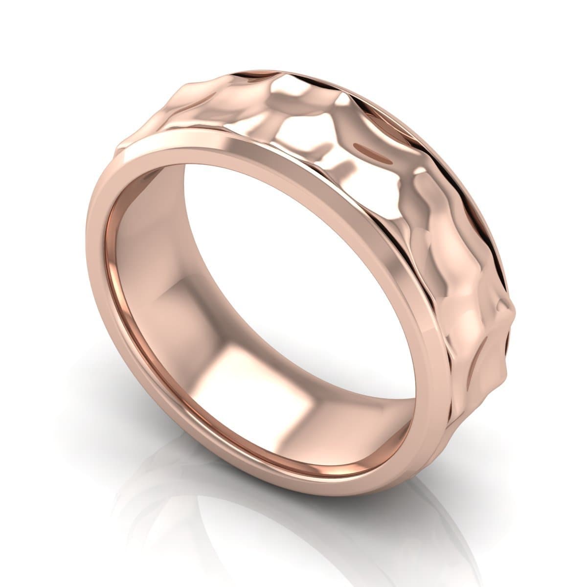 8.0 mm Plain Wedding Band in 14KT, 18KT & Platinum