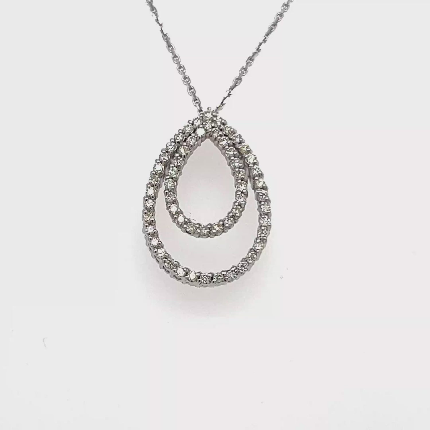 0.45 CT Round Cut Diamonds - Diamond Pendant