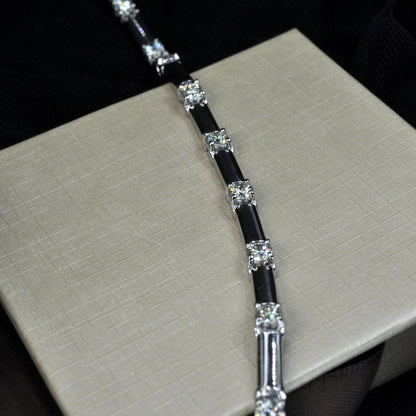 Authentic 1.50CT Round Cut Diamond Tennis Bracelet in 14kt White Gold - Primestyle.com