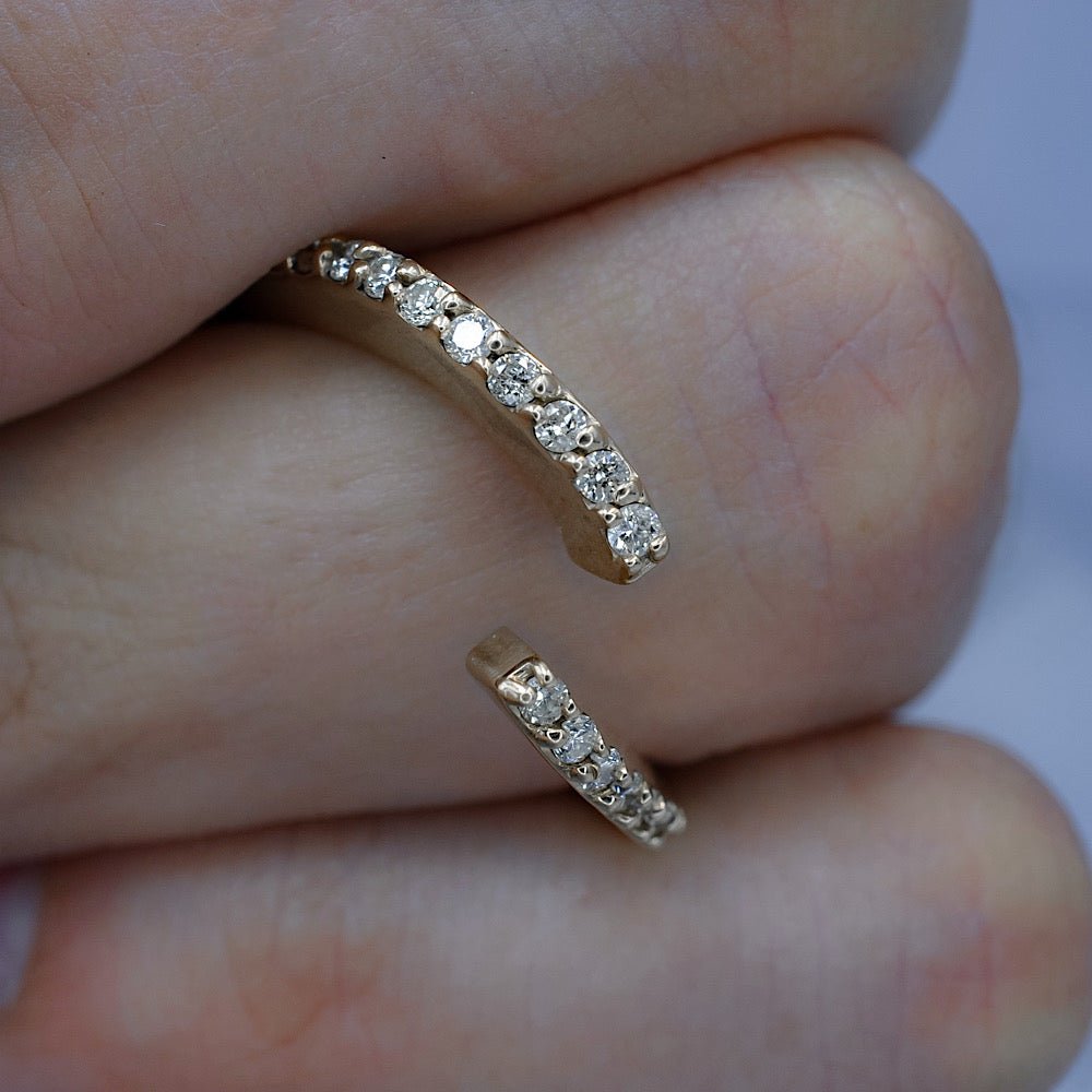 Bargain 0.20CT Round Cut Diamond Wedding Ring in 14KT Yellow Gold - Primestyle.com