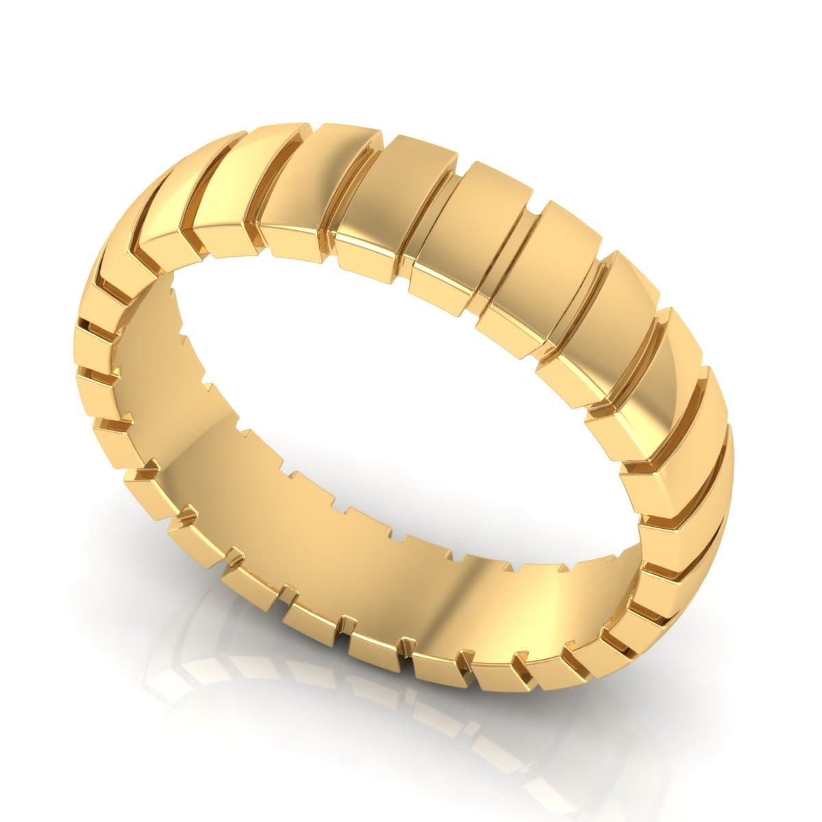 5.0 mm Plain Wedding Band in 14KT, 18KT & Platinum