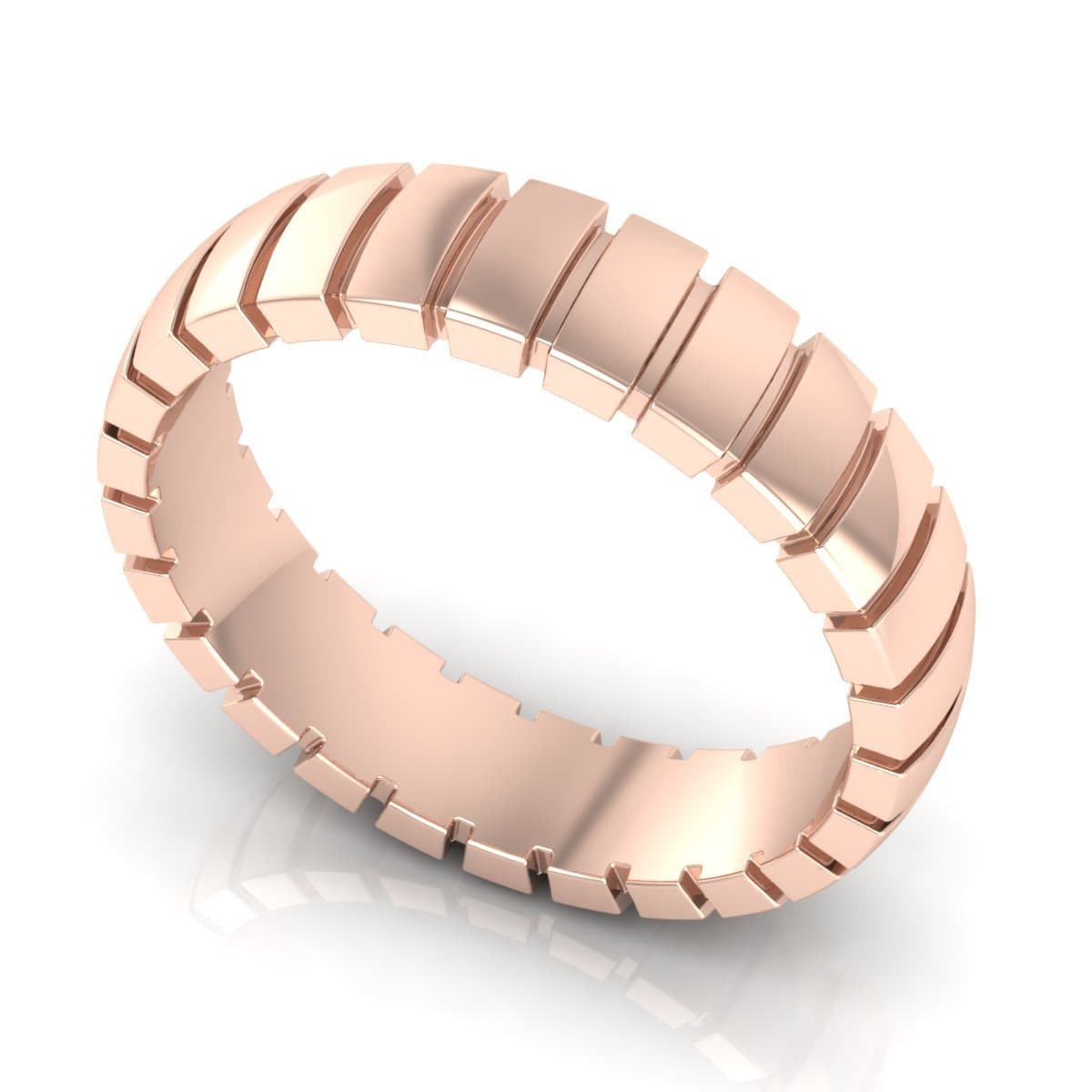 5.0 mm Plain Wedding Band in 14KT, 18KT & Platinum