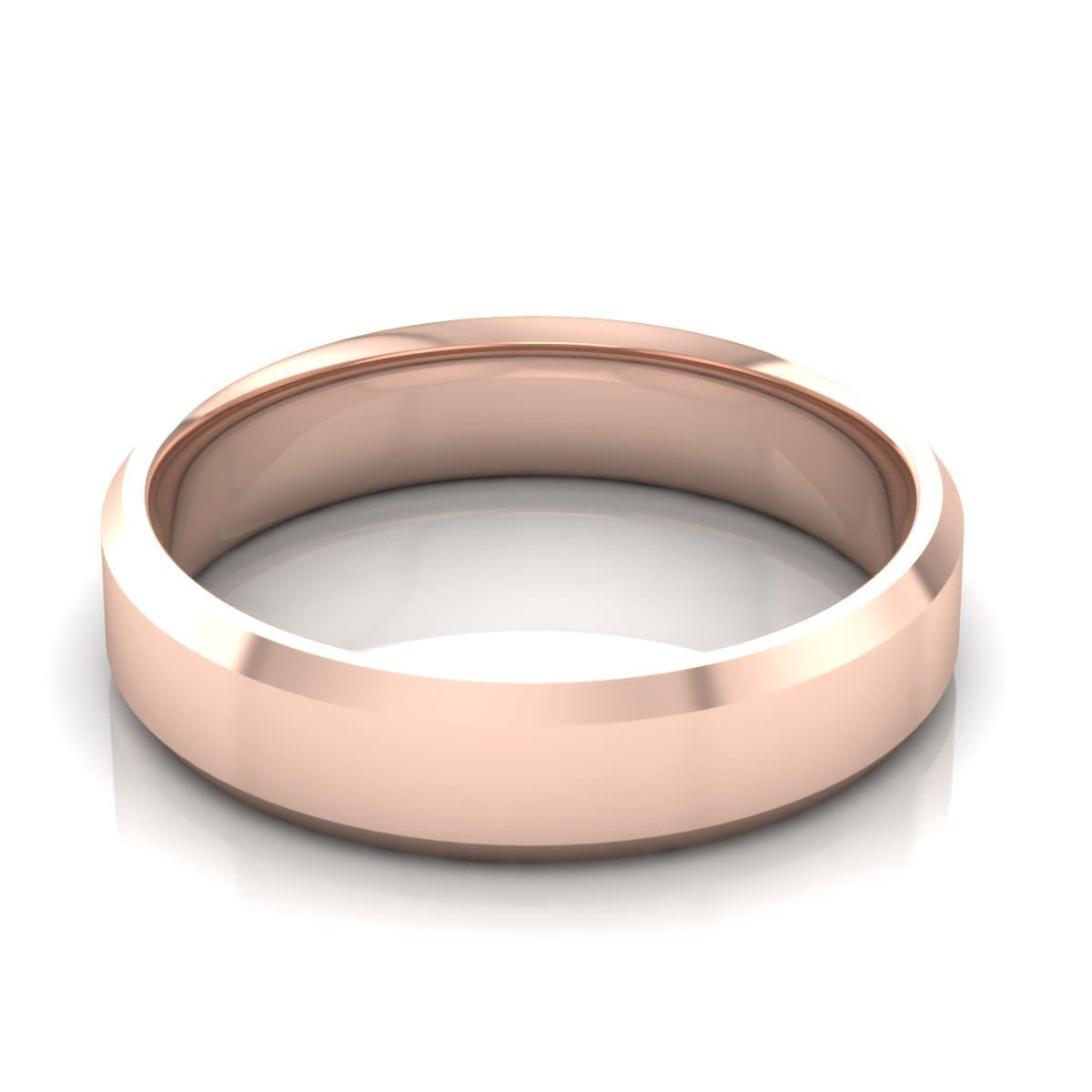 5.0 mm Plain Wedding Band in 14KT, 18KT & Platinum