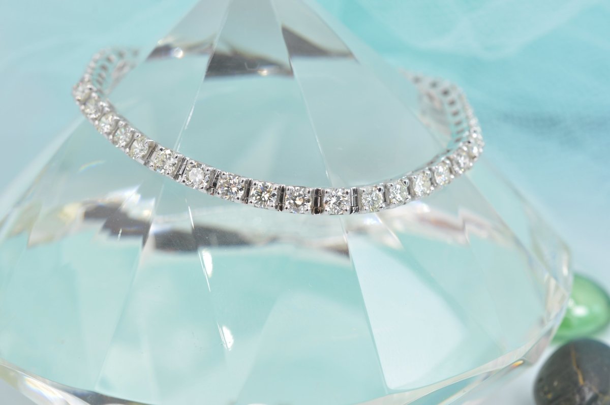 Running out 6.00 CT Diamond Tennis Bracelet in 14KT White Gold - Primestyle.com