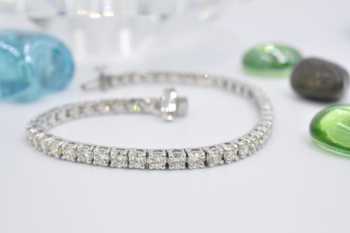 Running out 6.00 CT Diamond Tennis Bracelet in 14KT White Gold - Primestyle.com