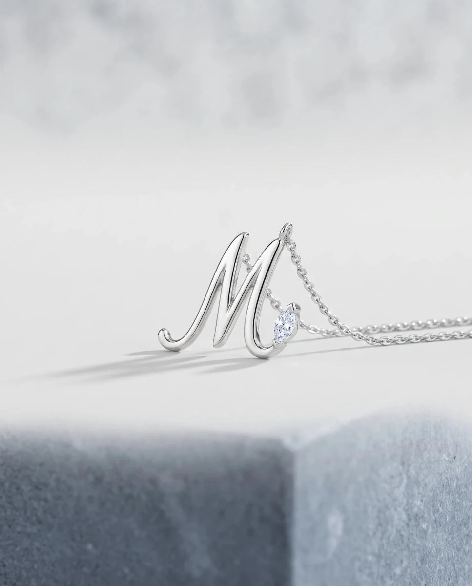 The design render of the script initial pendant