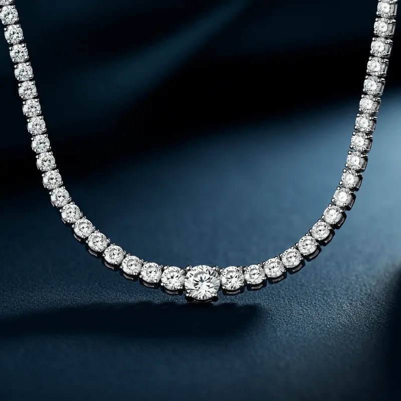 Celestia Solitaire Diamond Necklace, a PrimeStyle design