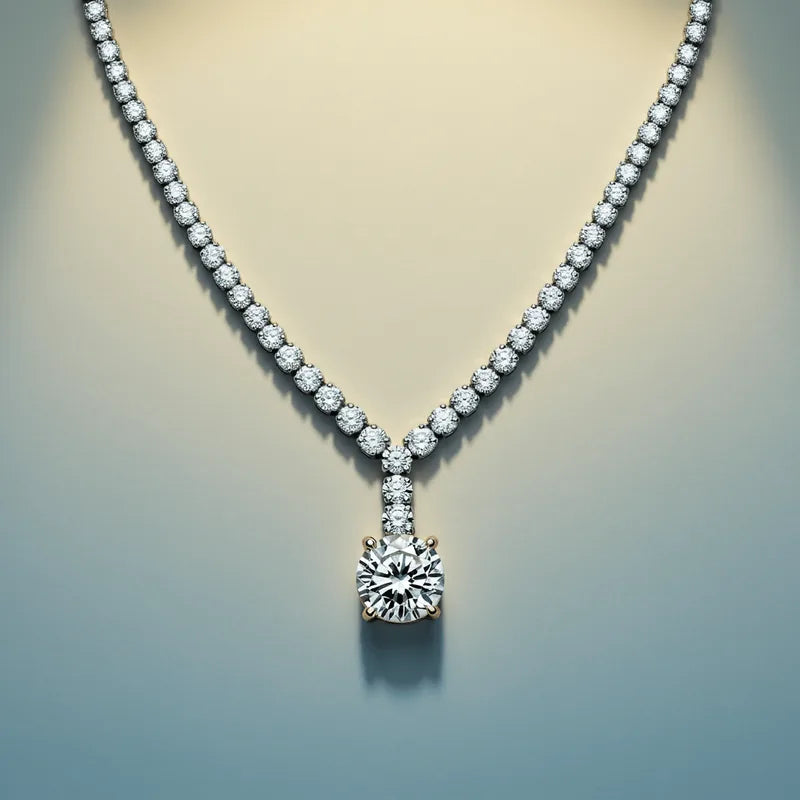 Illume Diamond Drop Necklace, a PrimeStyle design