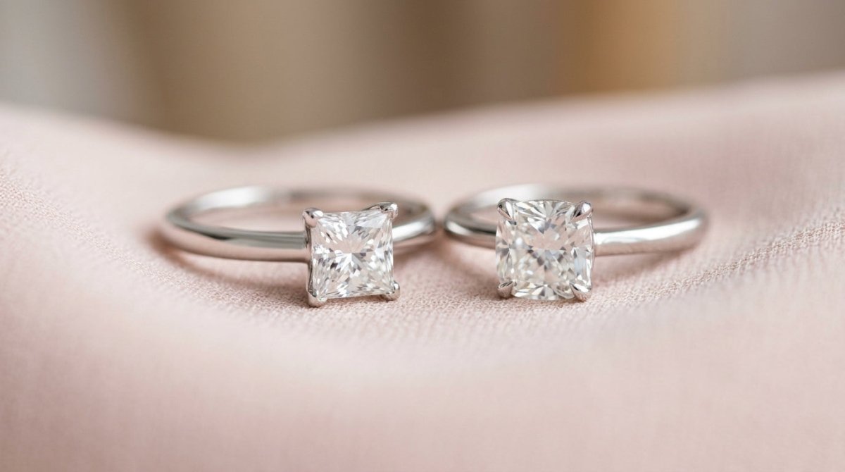 Princess Cut vs Cushion Cut: Sparkle, Price, and Durability - Primestyle.com