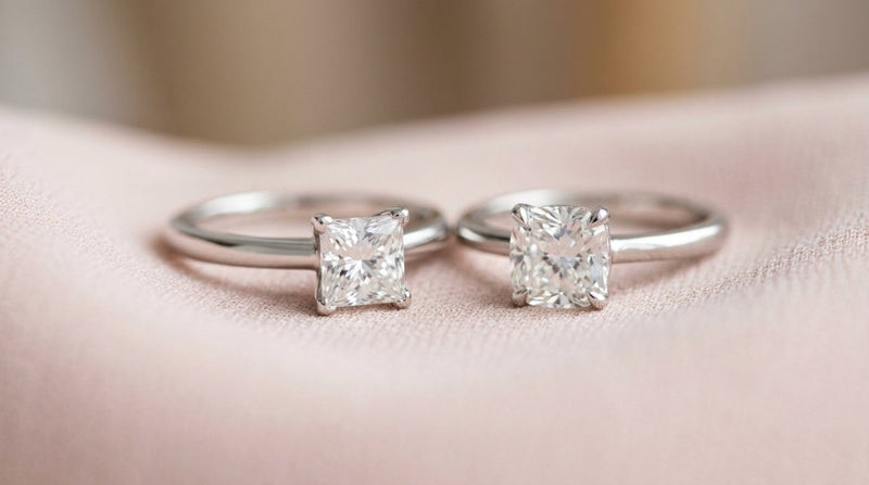 Princess Cut vs Cushion Cut: Sparkle, Price, and Durability