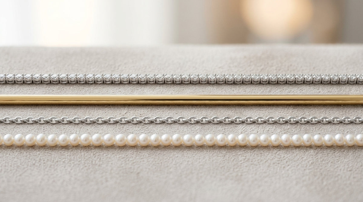 Types of Bracelets: Tennis, Bangle, Cuff, Chain and More