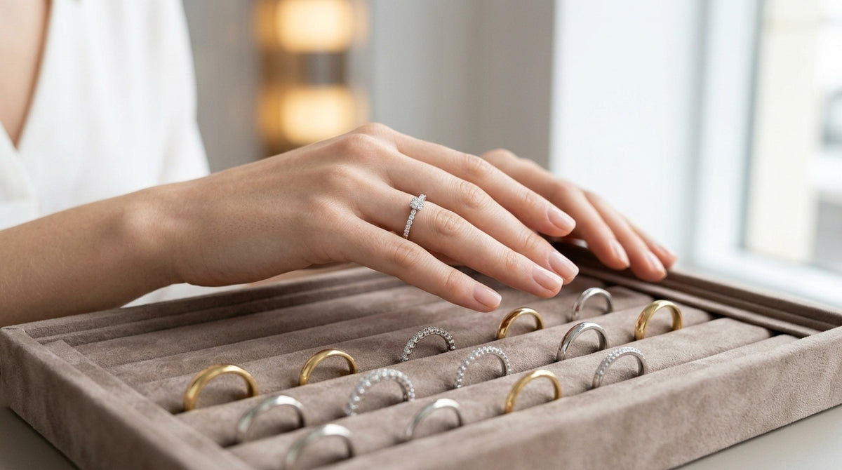 How to Choose a Wedding Band That Works With Your Ring