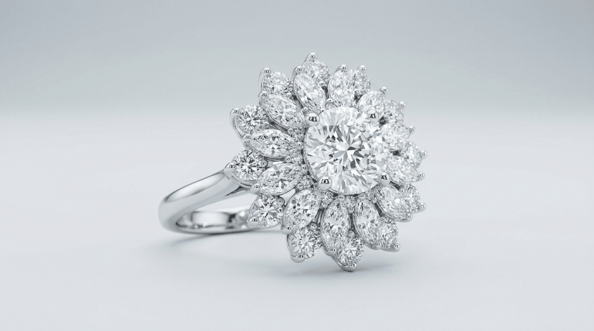 Cluster Rings: Types, Metals, and Ideal Occasions to Wear - Primestyle.com