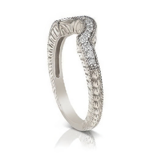 0.45 CT Round Cut Natural Diamonds - Wedding Band