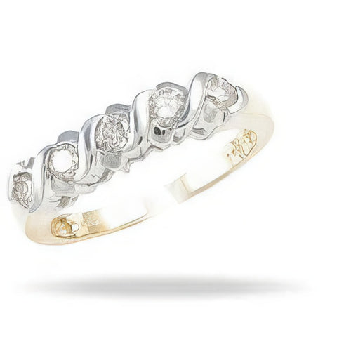 0.50 CT Round Cut Natural Diamonds - Wedding Band