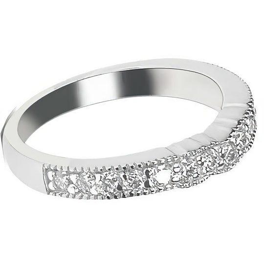 0.60 CT Round Cut Diamonds - Wedding Band