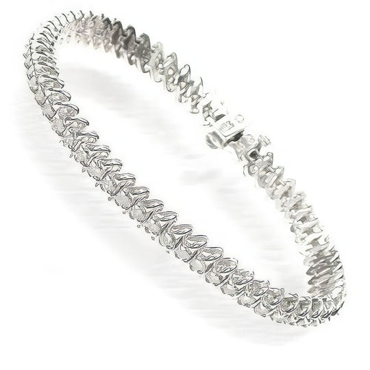 1.00-2.00 CT Round Cut Diamonds - Tennis Bracelet