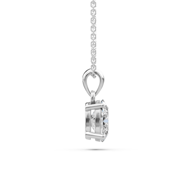 0.50-6.00 CT Oval Cut Lab Grown Diamonds - Solitaire Pendant