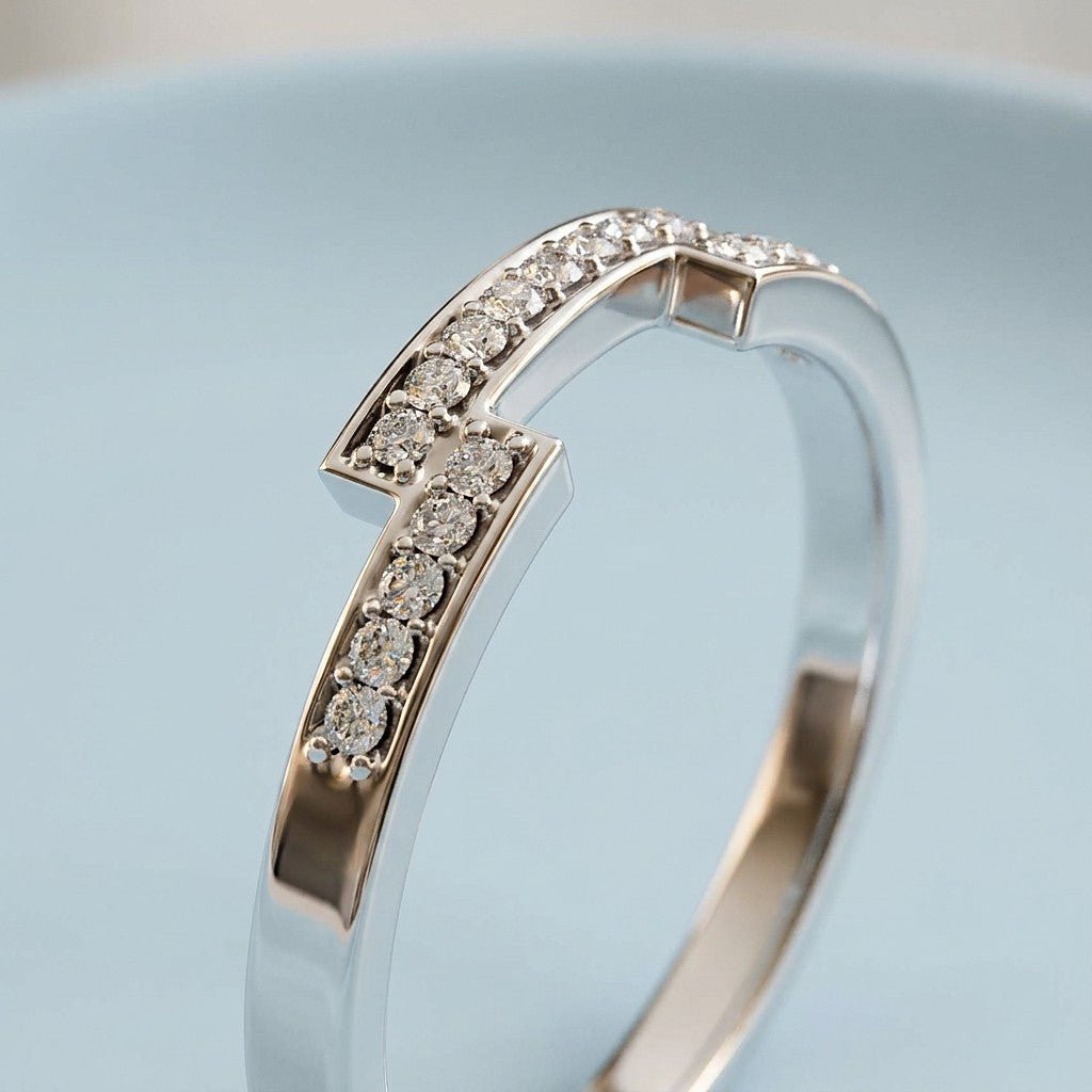 0.15 CT Round Cut Natural Diamonds - Wedding Band