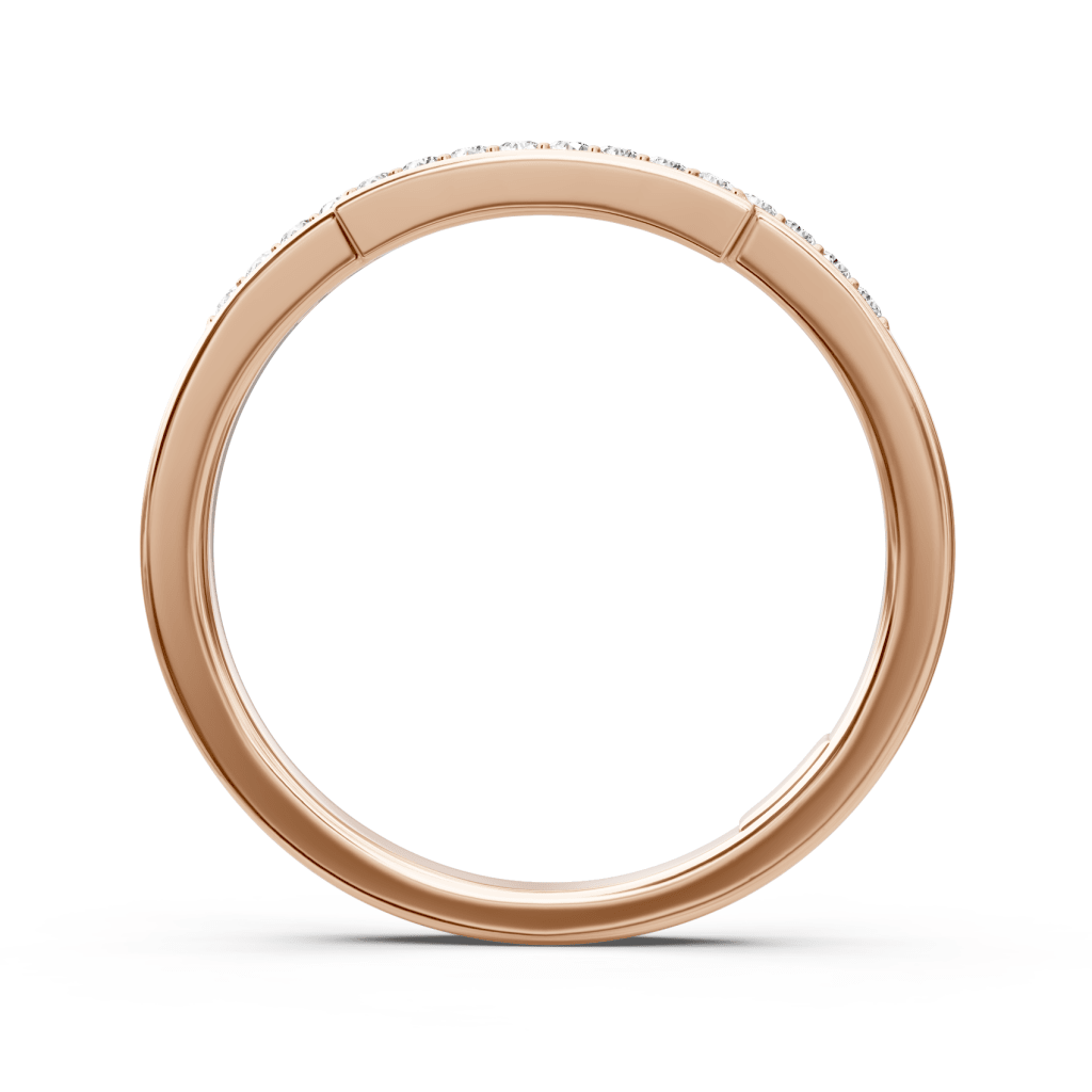 0.15 CT Round Cut Natural Diamonds - Wedding Band - Primestyle.com