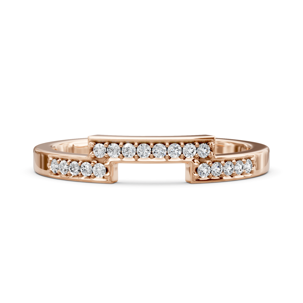 0.15 CT Round Cut Natural Diamonds - Wedding Band