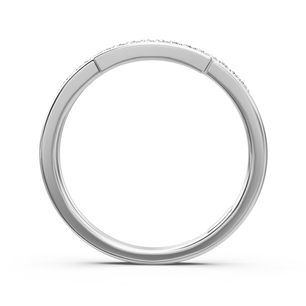 0.15 CT Round Cut Natural Diamonds - Wedding Band