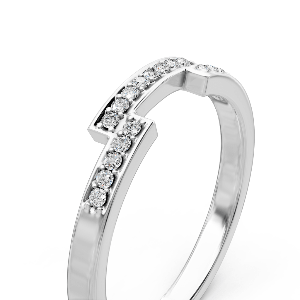 0.15 CT Round Cut Natural Diamonds - Wedding Band - Primestyle.com