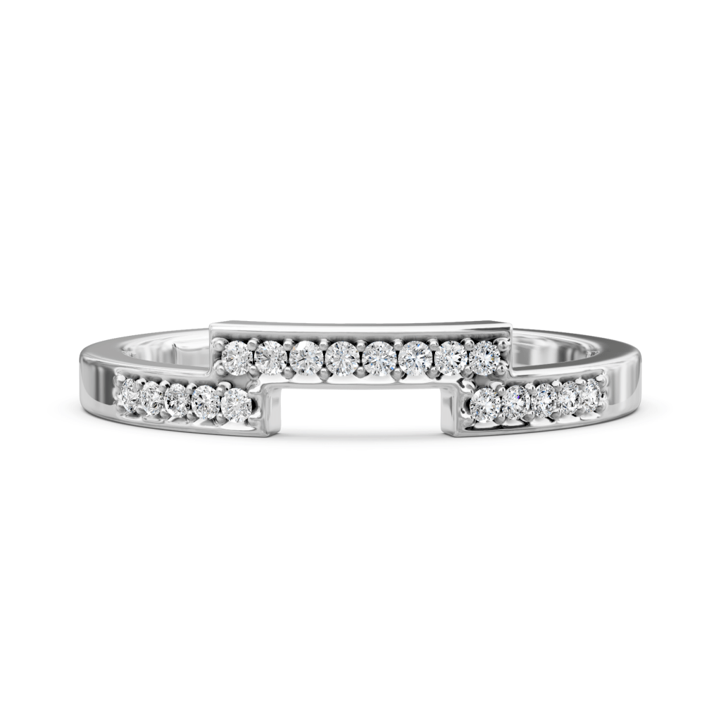0.15 CT Round Cut Natural Diamonds - Wedding Band - Primestyle.com