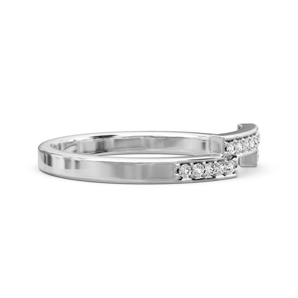 0.15 CT Round Cut Natural Diamonds - Wedding Band