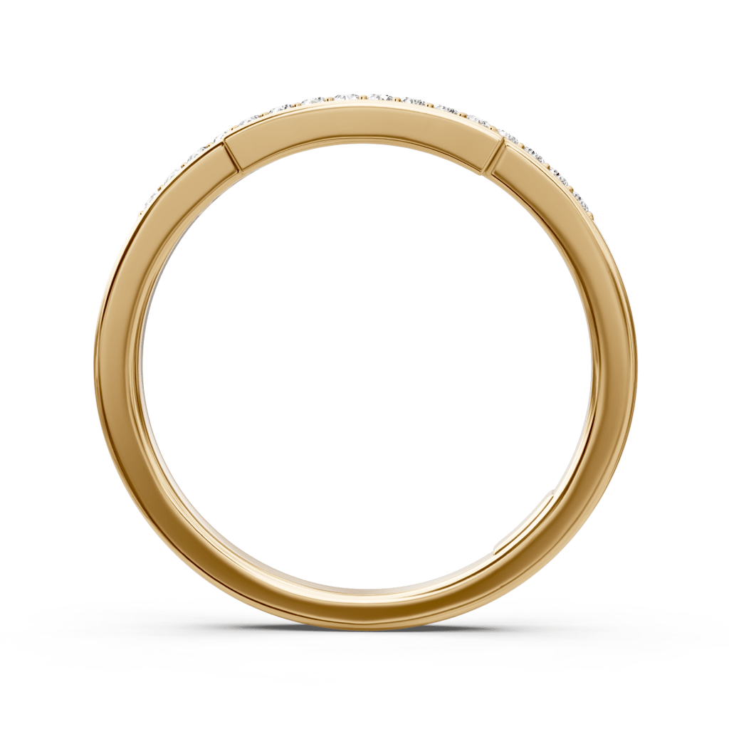0.15 CT Round Cut Natural Diamonds - Wedding Band