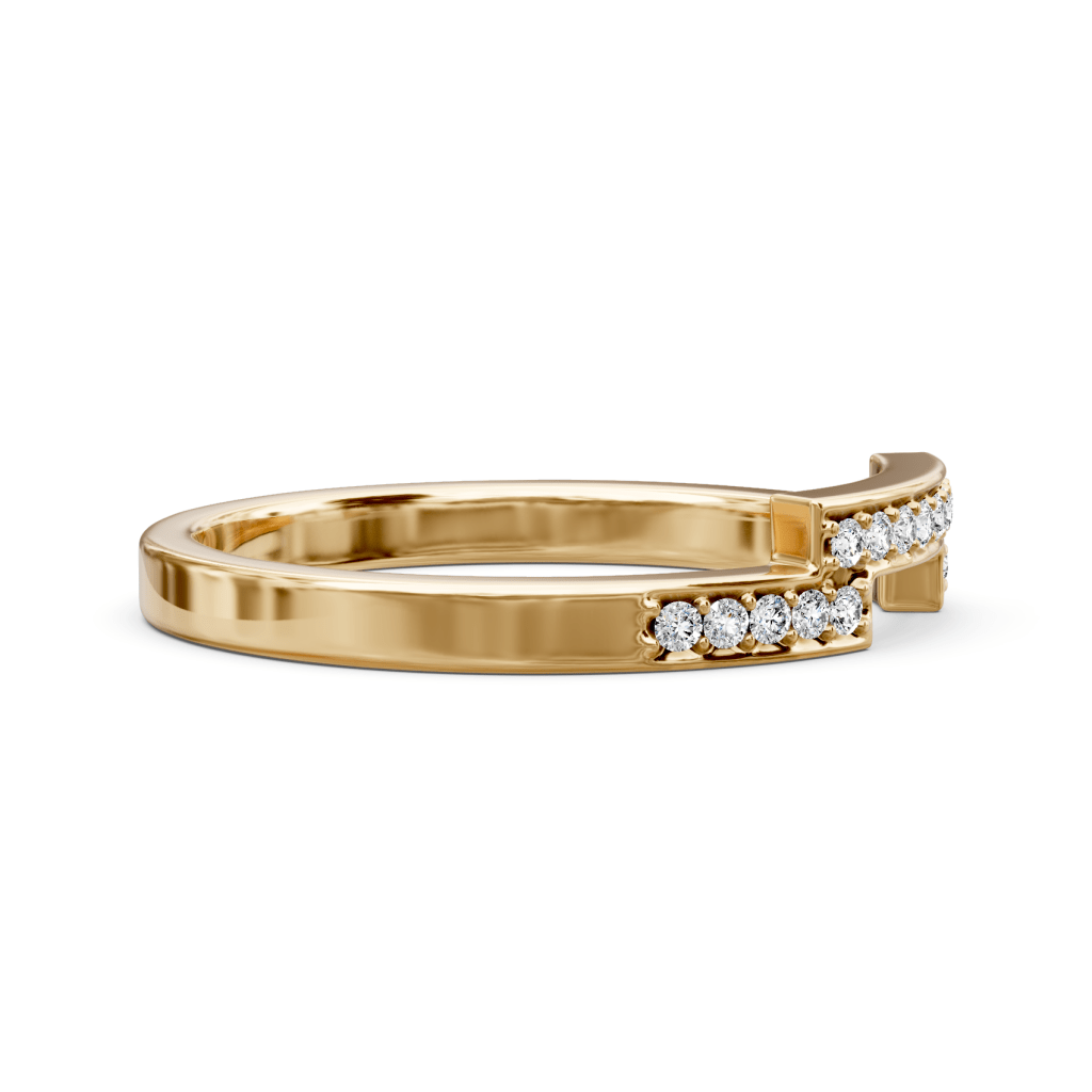 0.15 CT Round Cut Natural Diamonds - Wedding Band - Primestyle.com