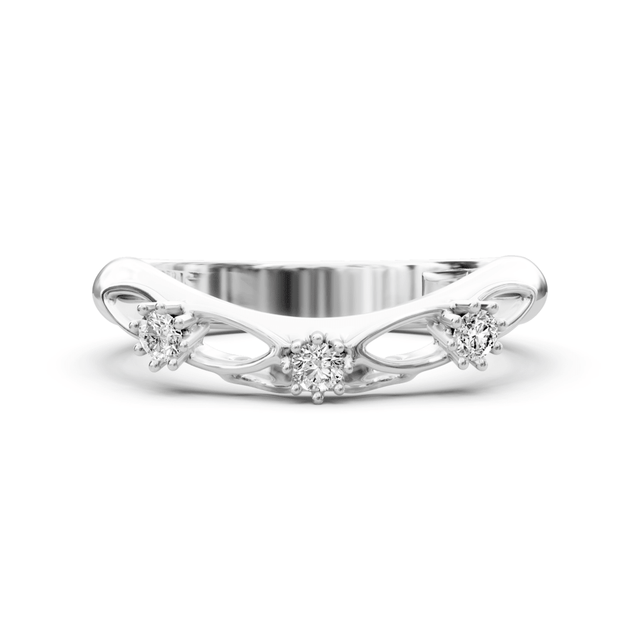 0.10 CT Round Cut Natural Diamonds - Wedding Band