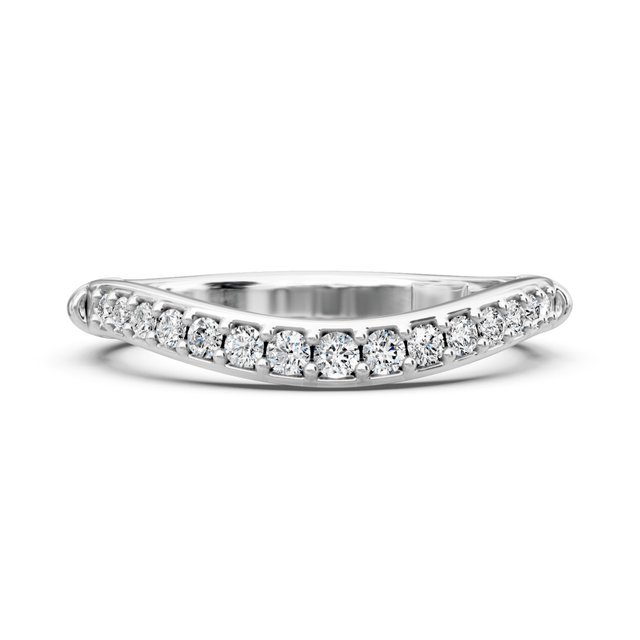 0.20 CT Round Cut Natural Diamonds - Wedding Band